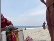 Cameltoe in spiaggia